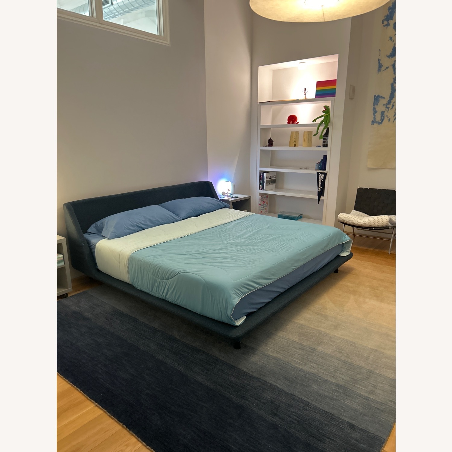 Blu Dot Nook Bed King Size Marine Blue - image-2