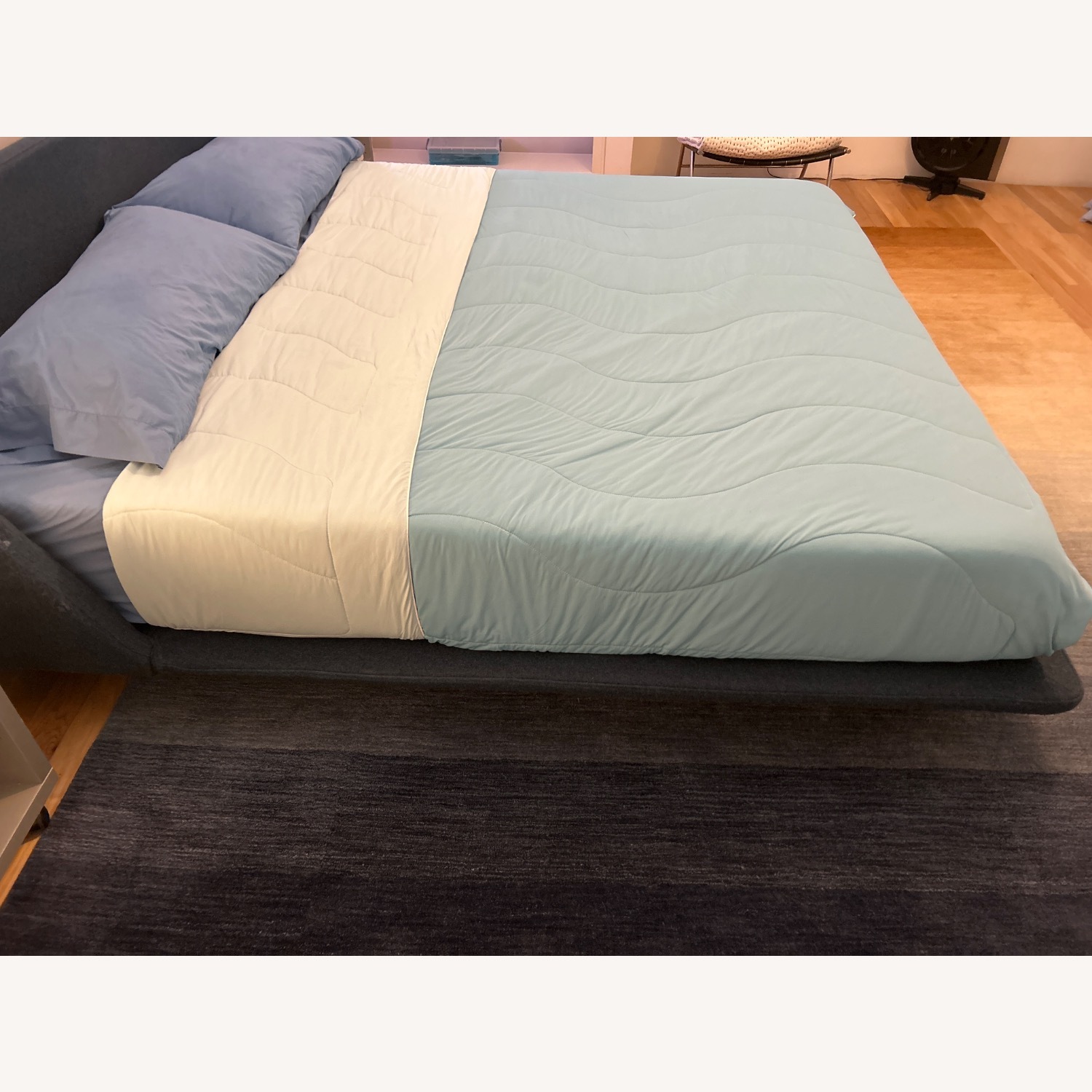 Blu Dot Nook Bed King Size Marine Blue - image-4