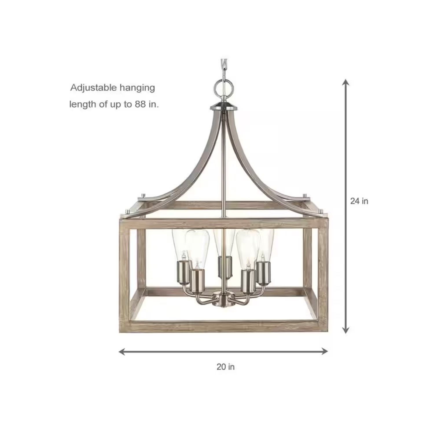 Home Decorators Collection Boswell 5 Light Pendant - image-2