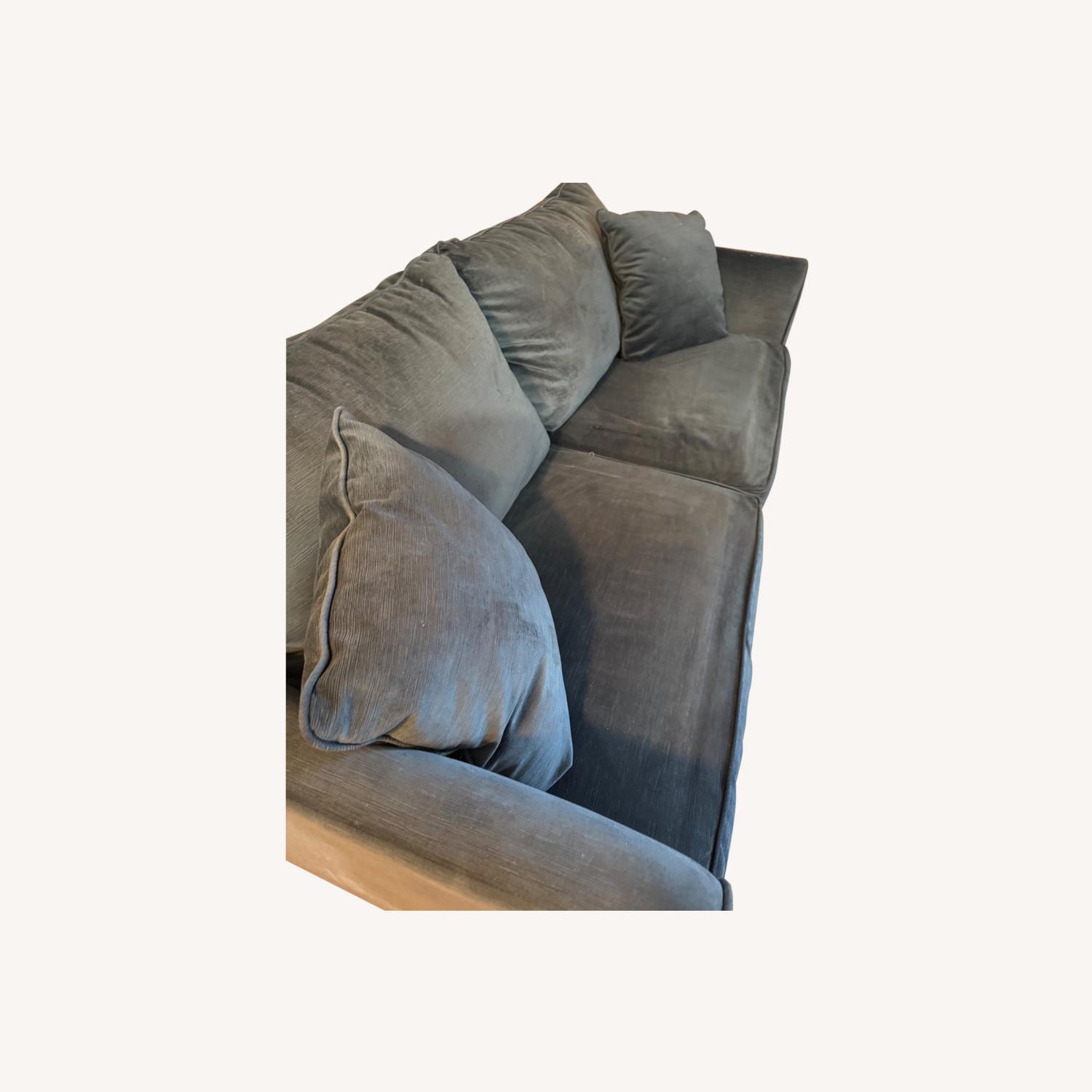 All Modern Blue Sleeper Sofa - image-0