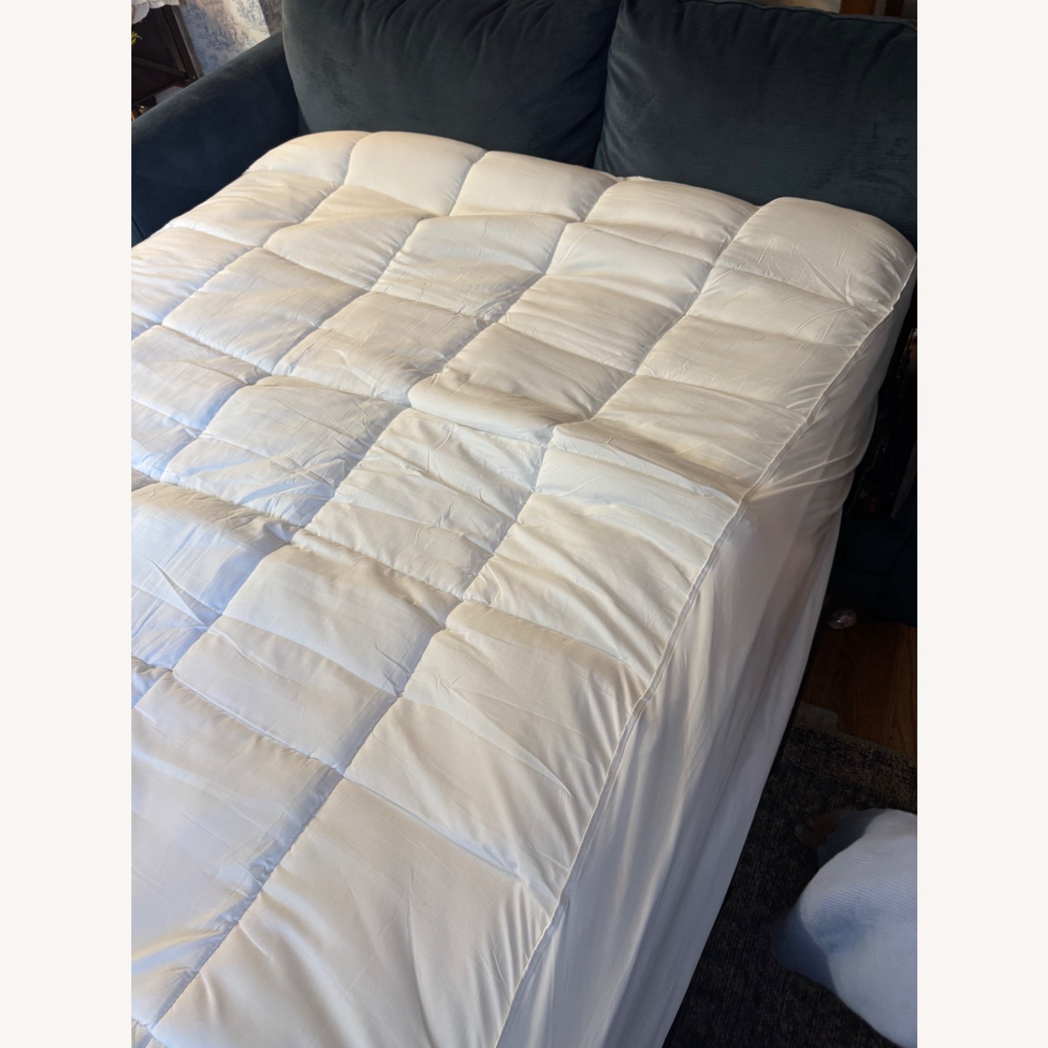 All Modern Blue Sleeper Sofa - image-4