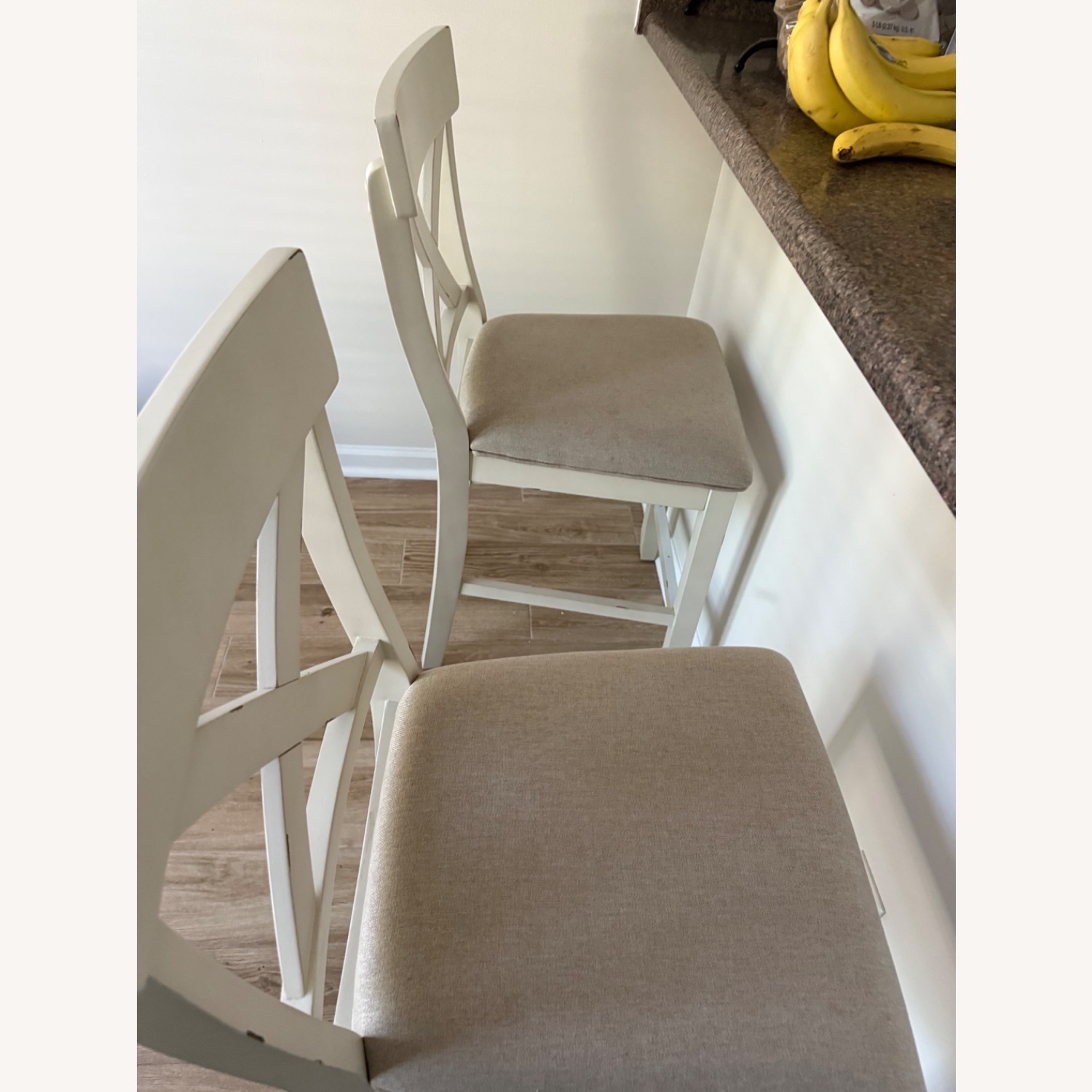 Off White Counter Height Stool - image-3