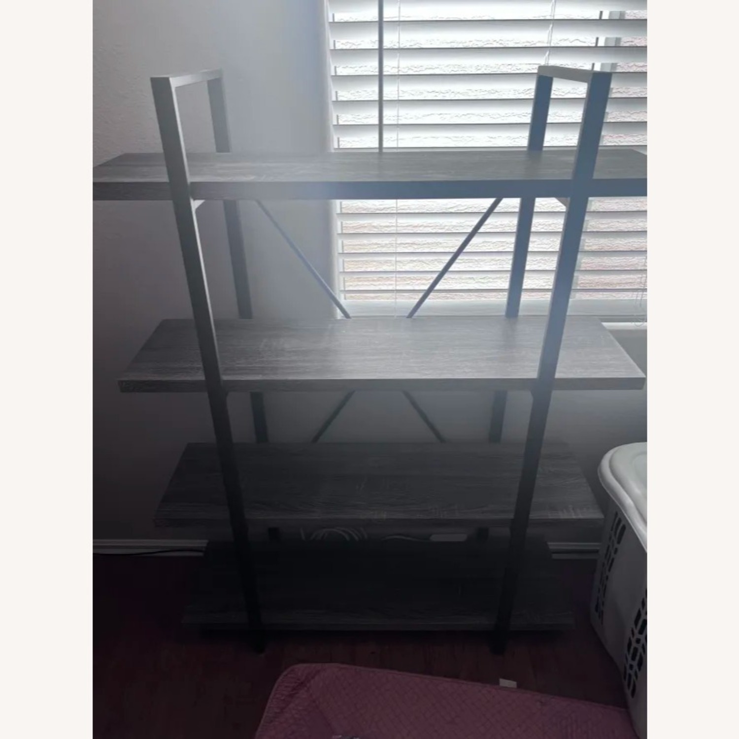 HSH 4-Shelf Vintage Industrial Bookshelf - image-2