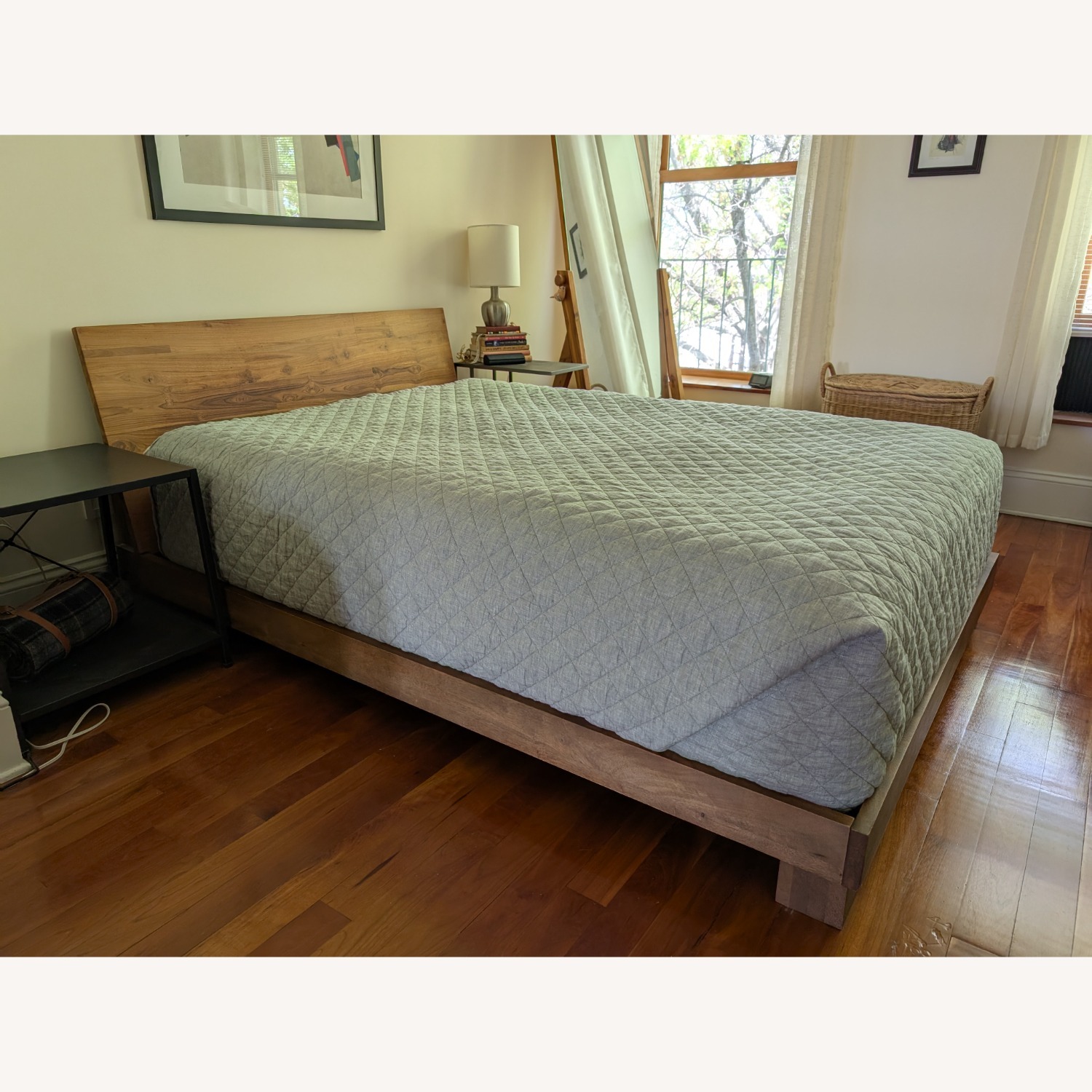 CB2 Dondra Solid Wood Platform Bed - image-1