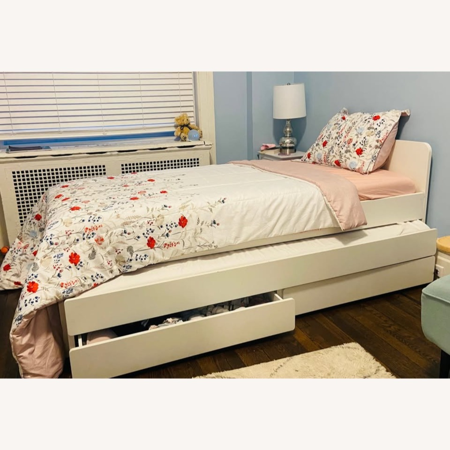 IKEA SLÄKT Twin Bed Frames + Trundle + Storage 2 - image-2