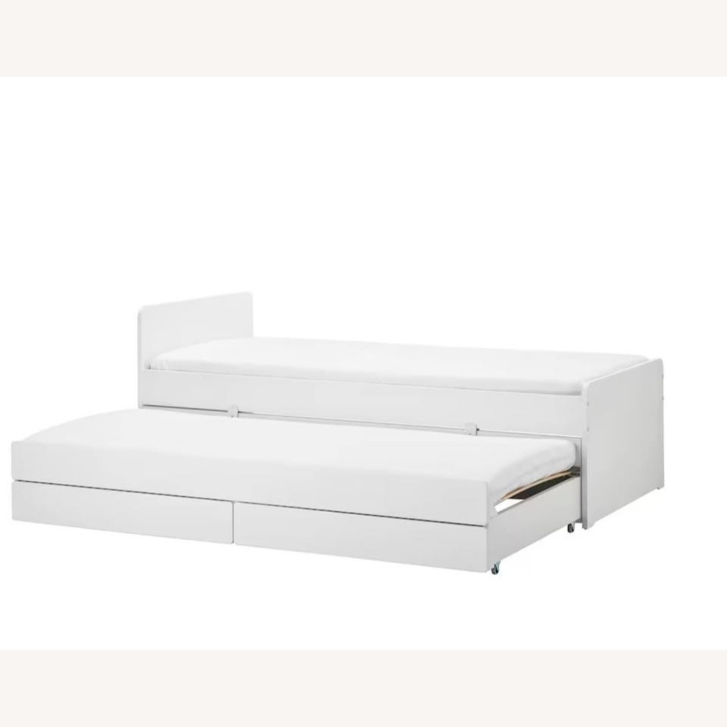 IKEA SLÄKT Twin Bed Frames + Trundle + Storage 2 - image-3