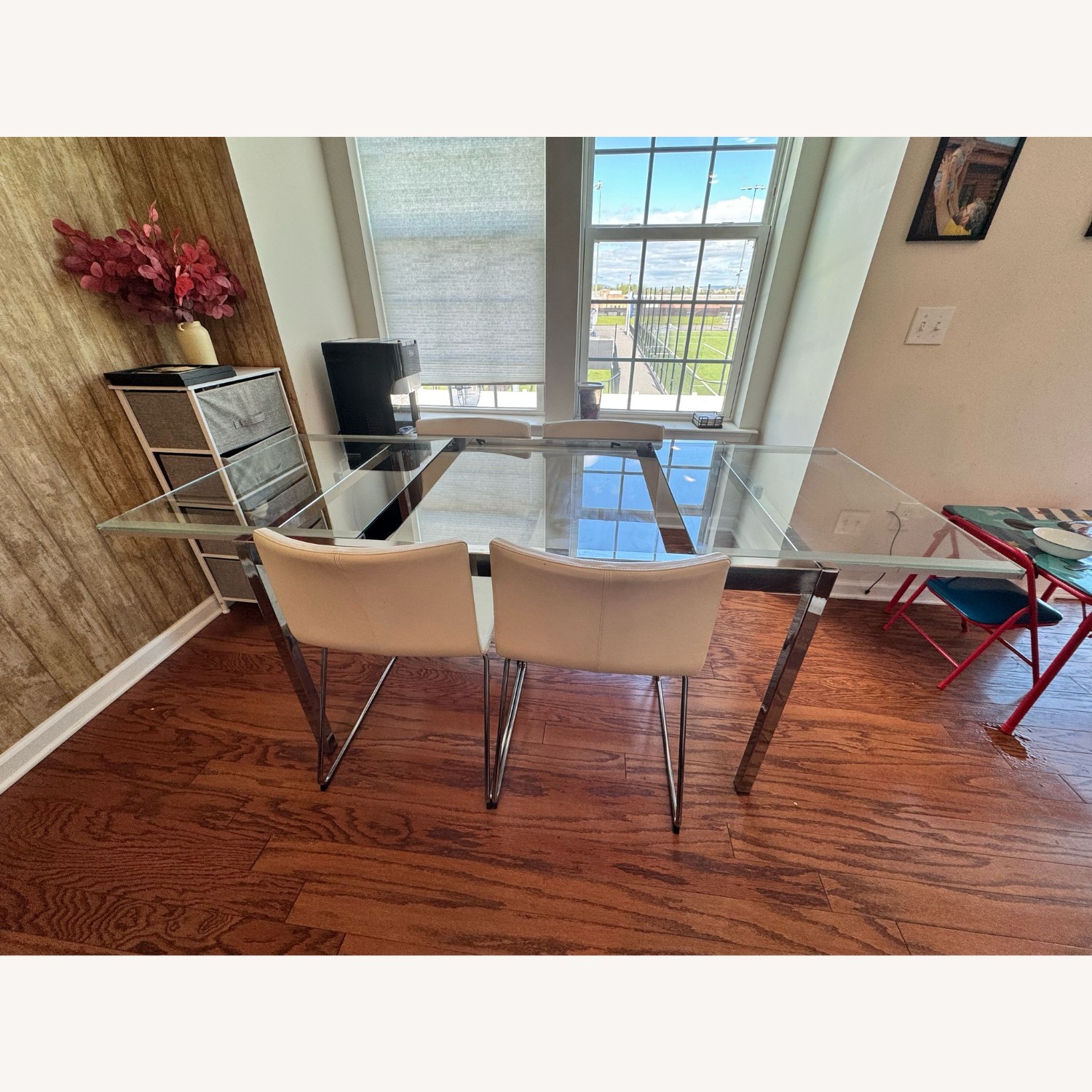 Glass Dining Set Expandable - image-2
