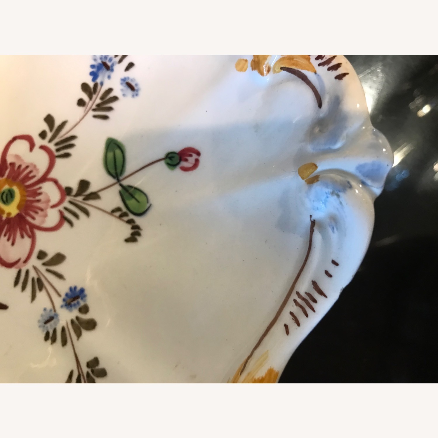 Vintage Italian Hand Painted Ceramic Candy Bowl  - image-4