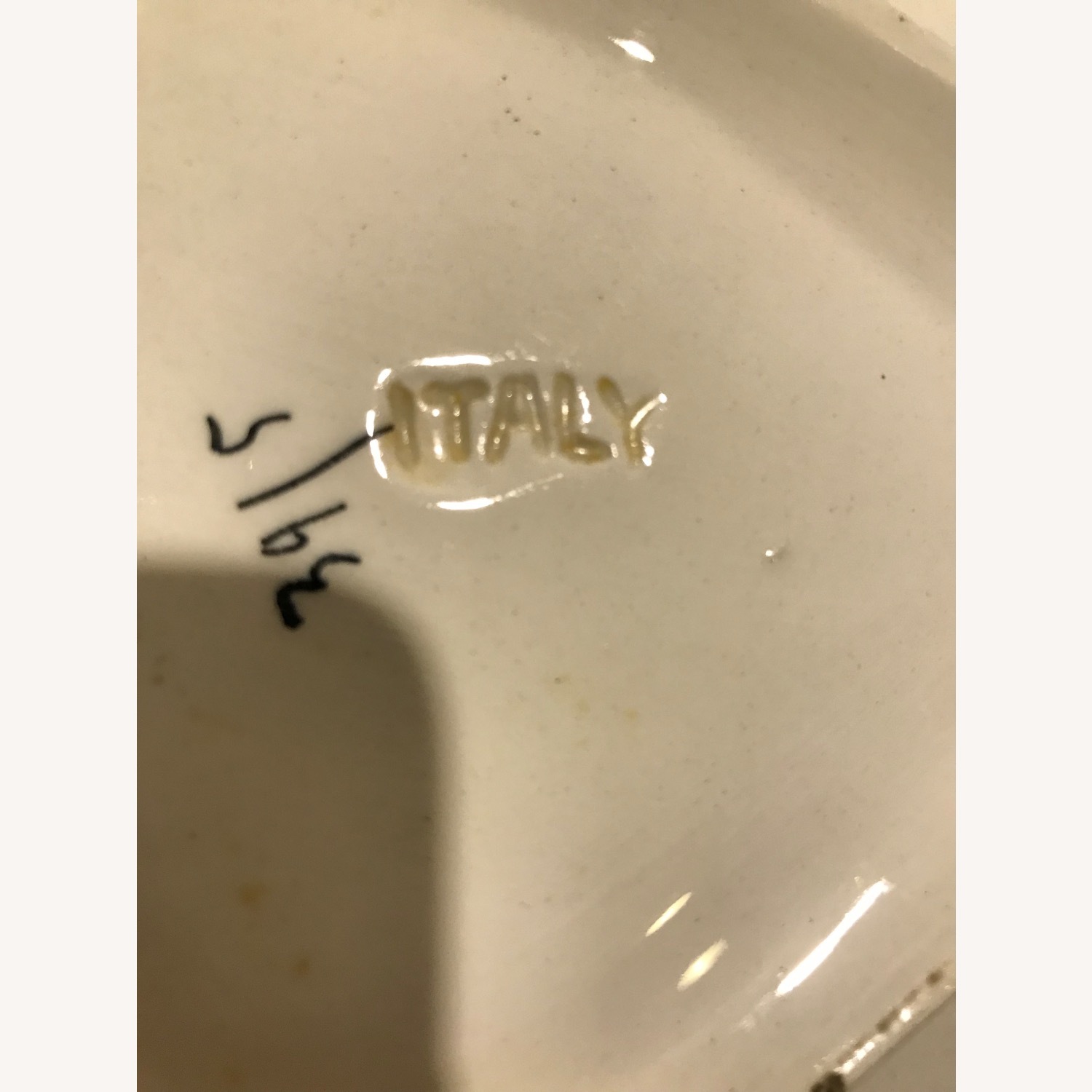 Vintage Italian Hand Painted Ceramic Candy Bowl  - image-9