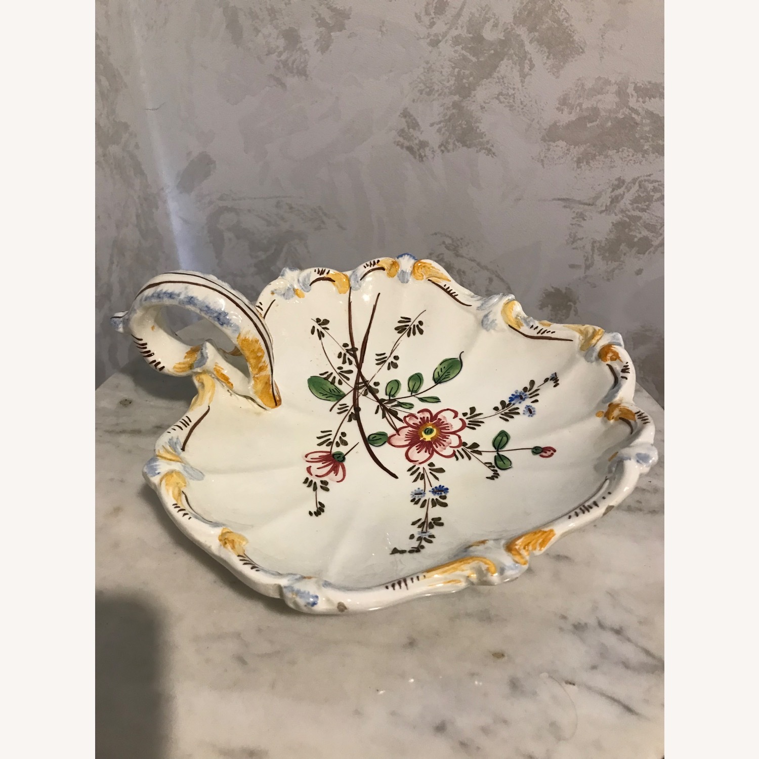 Vintage Italian Hand Painted Ceramic Candy Bowl  - image-15