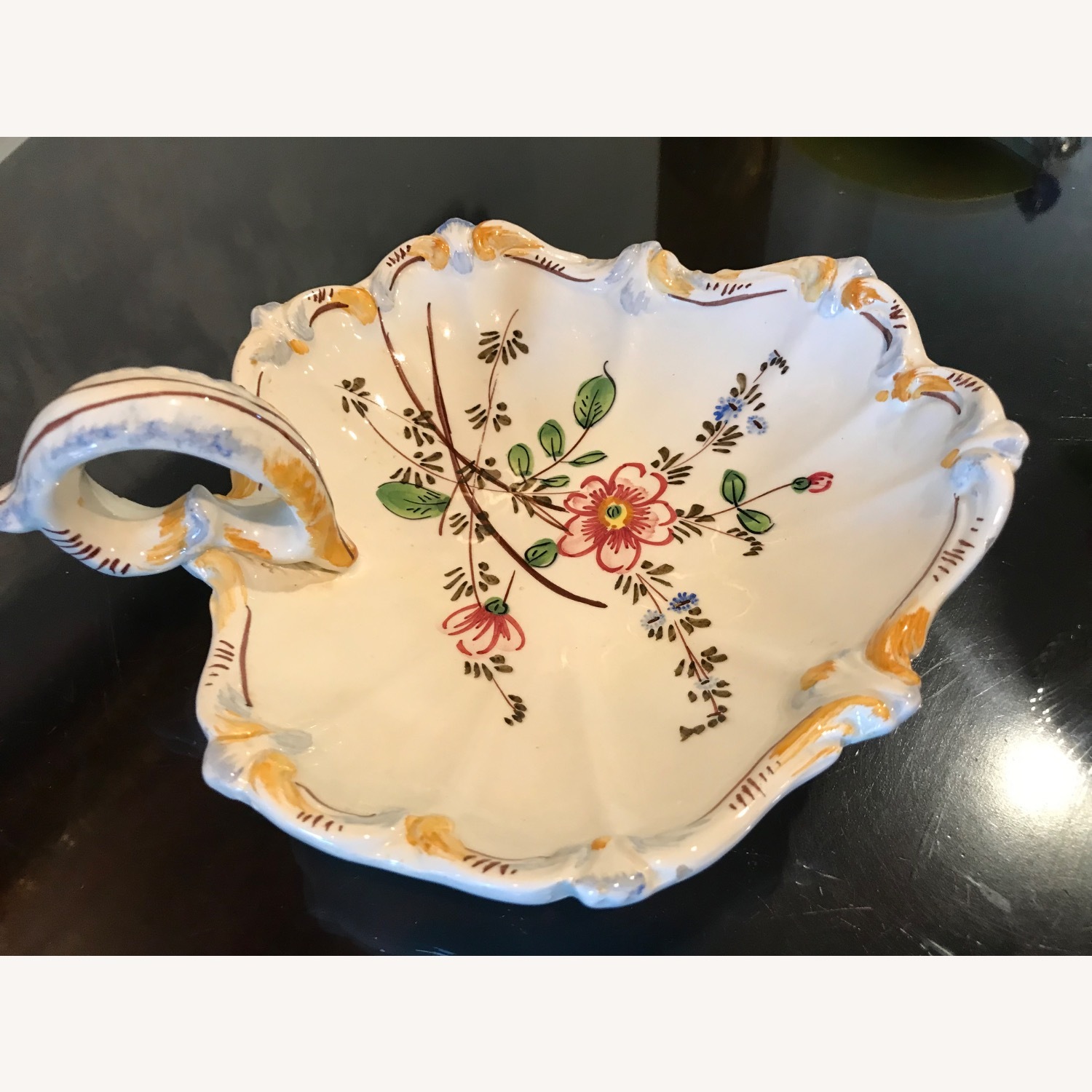 Vintage Italian Hand Painted Ceramic Candy Bowl  - image-3