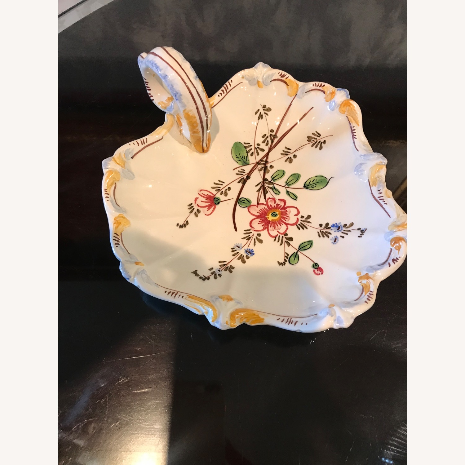 Vintage Italian Hand Painted Ceramic Candy Bowl  - image-8
