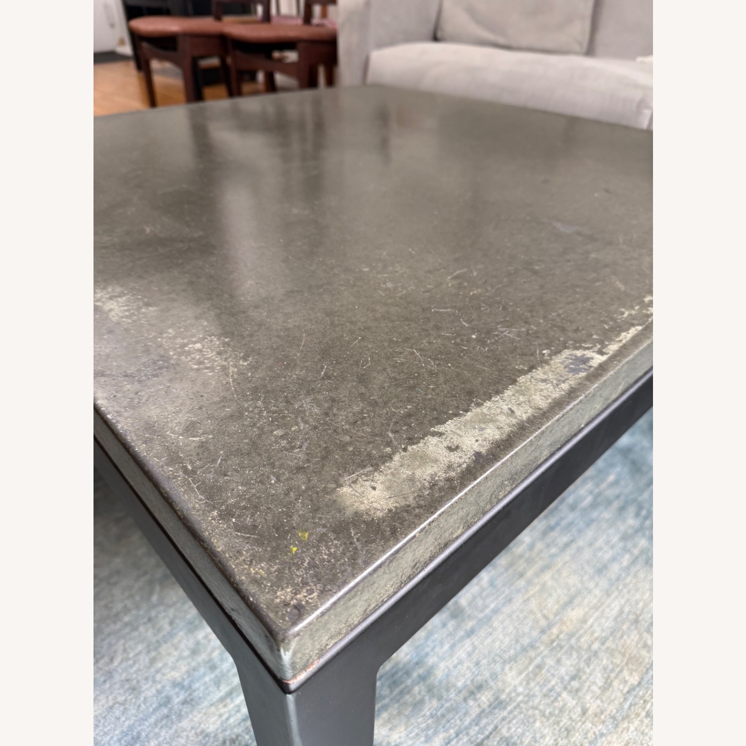 Crate & Barrel Parsons Concrete Top Coffee Table - image-7