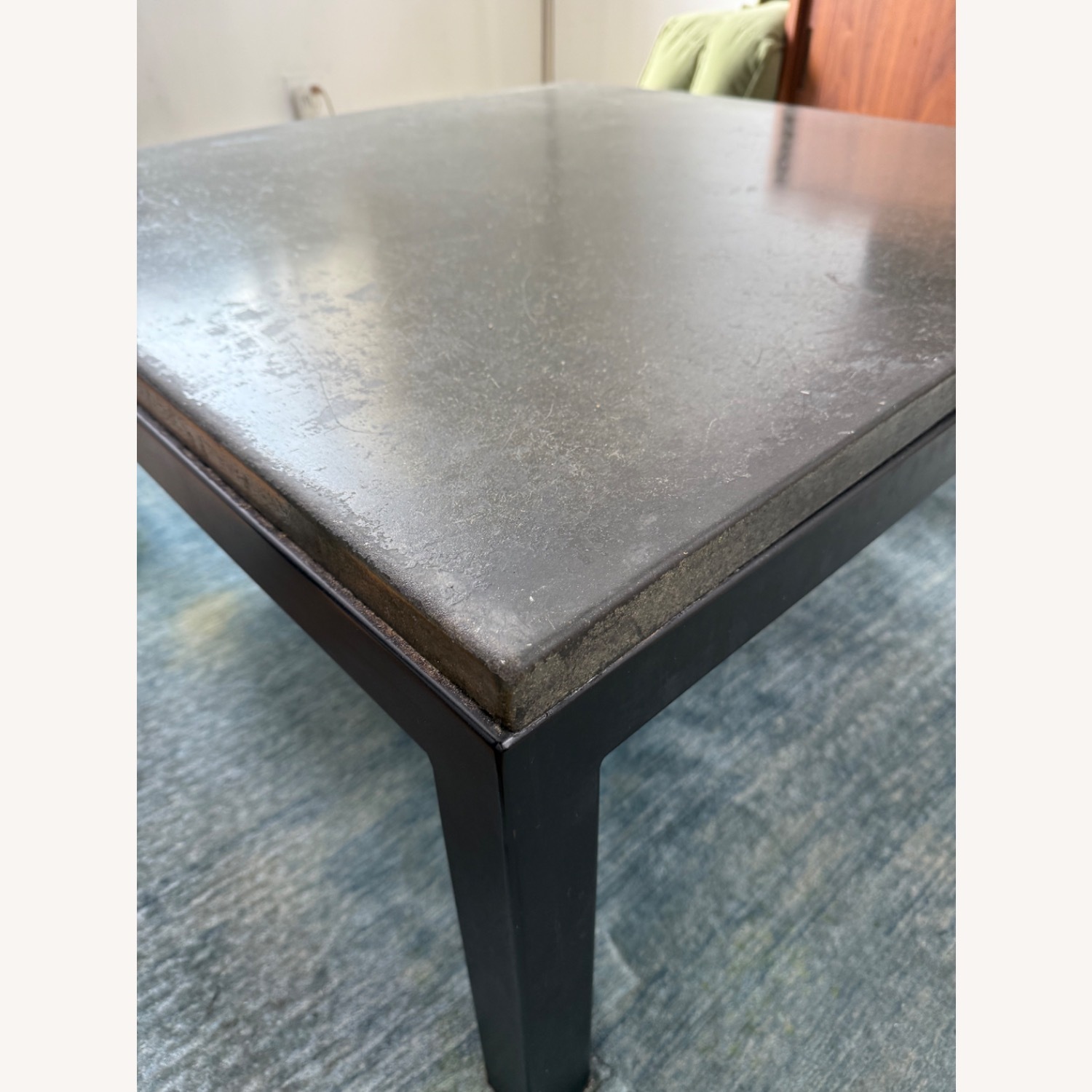 Crate & Barrel Parsons Concrete Top Coffee Table - image-4