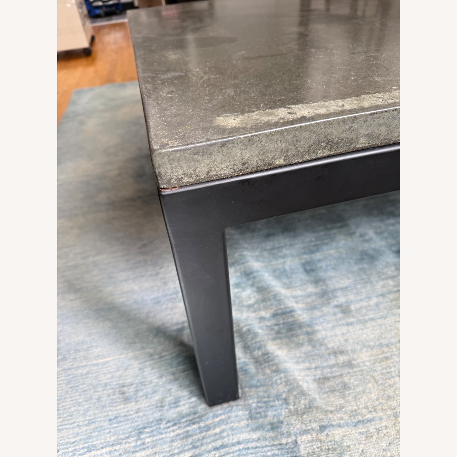 Crate & Barrel Parsons Concrete Top Coffee Table - image-6