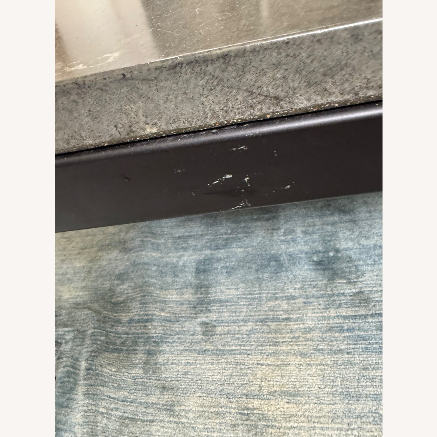 Crate & Barrel Parsons Concrete Top Coffee Table - image-9