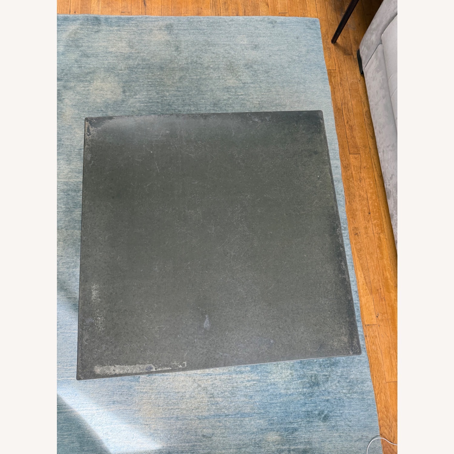 Crate & Barrel Parsons Concrete Top Coffee Table - image-3