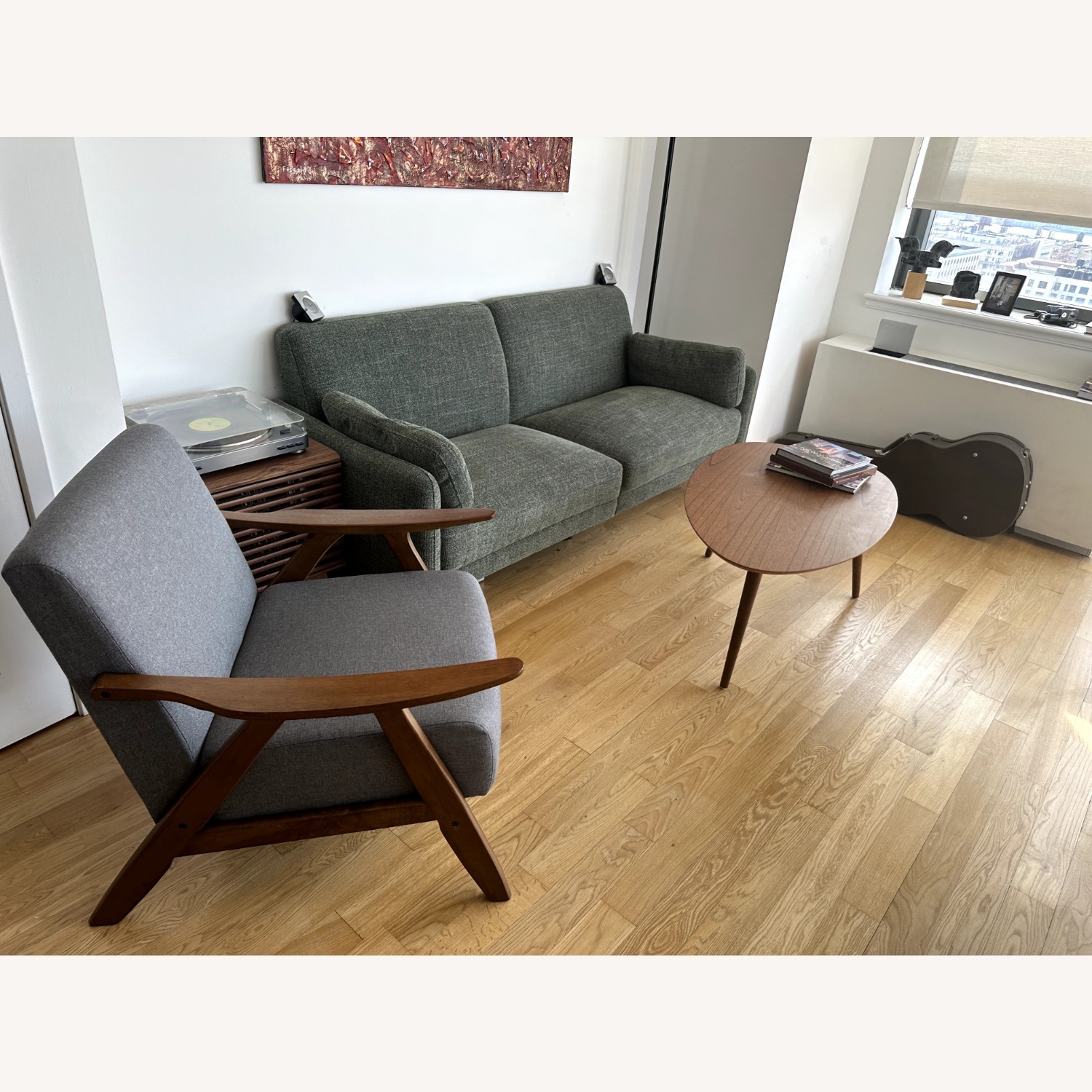 Wayfair Hofstetter Mid-Century Upholstered Armchair - image-2