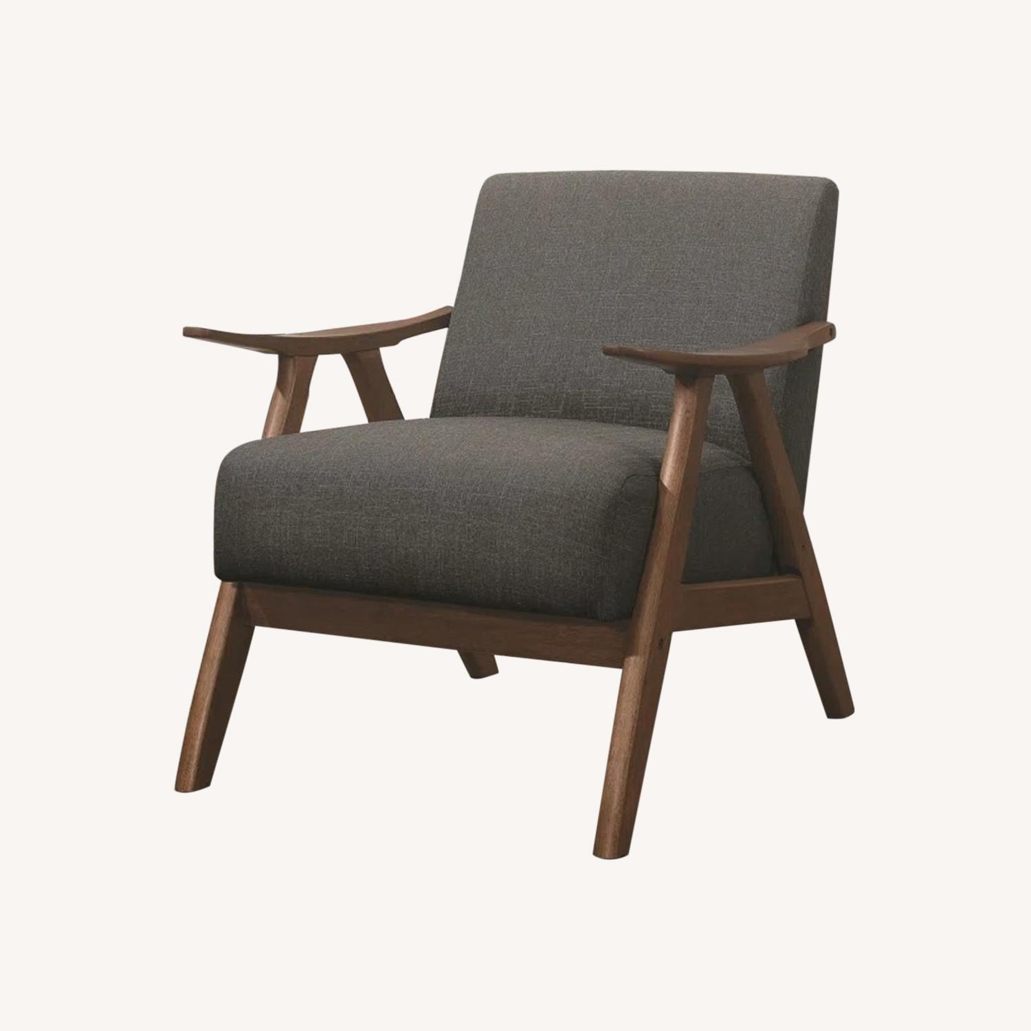 Wayfair Hofstetter Mid-Century Upholstered Armchair - image-0