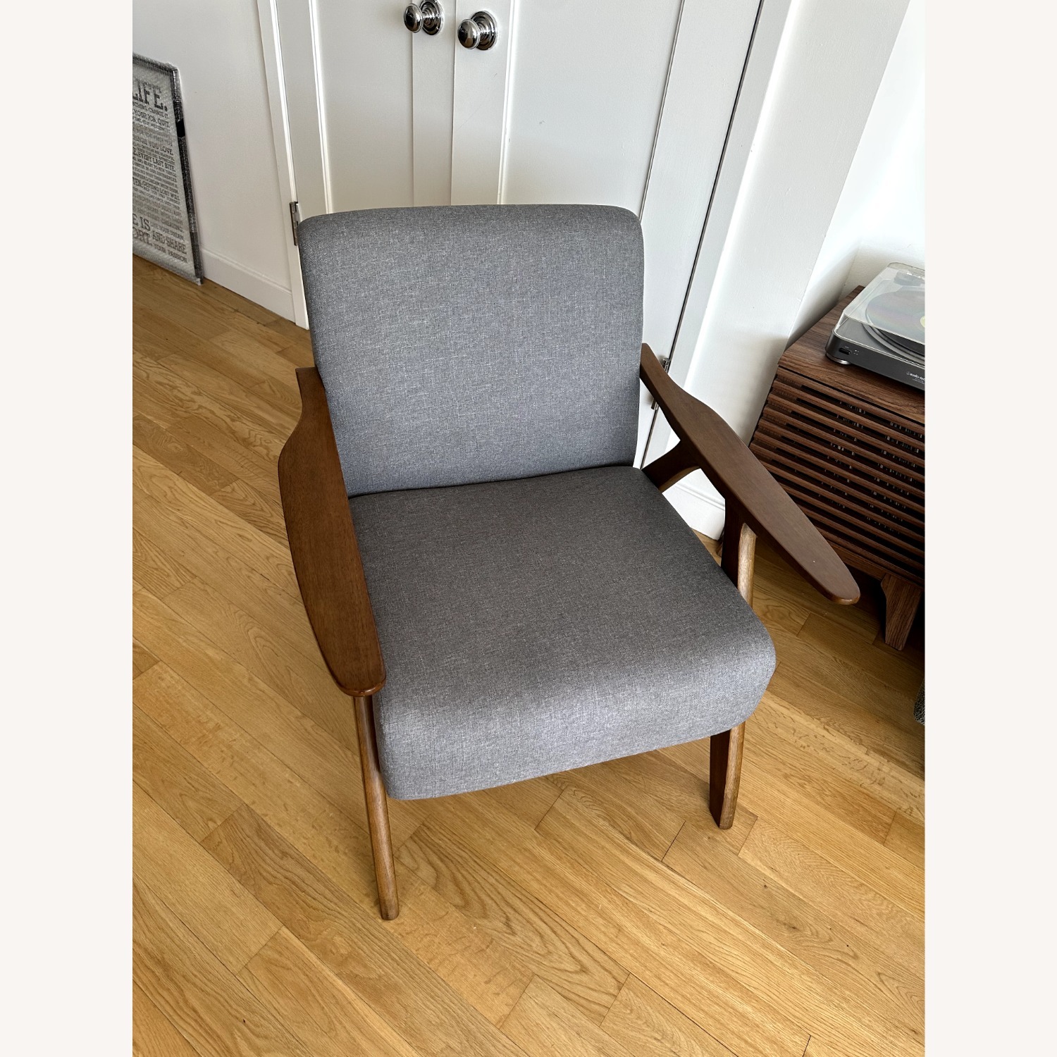 Wayfair Hofstetter Mid-Century Upholstered Armchair - image-1