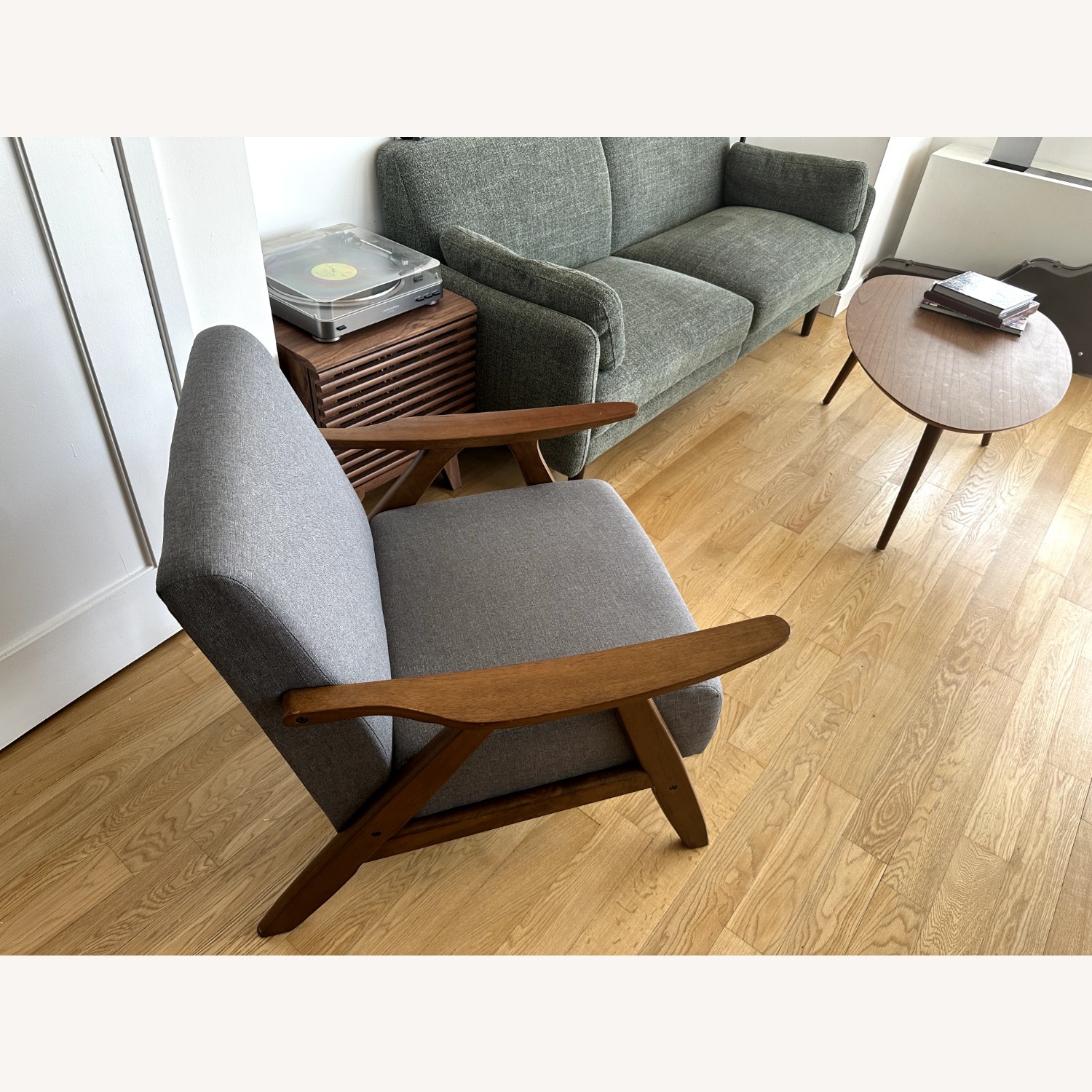 Wayfair Hofstetter Mid-Century Upholstered Armchair - image-3