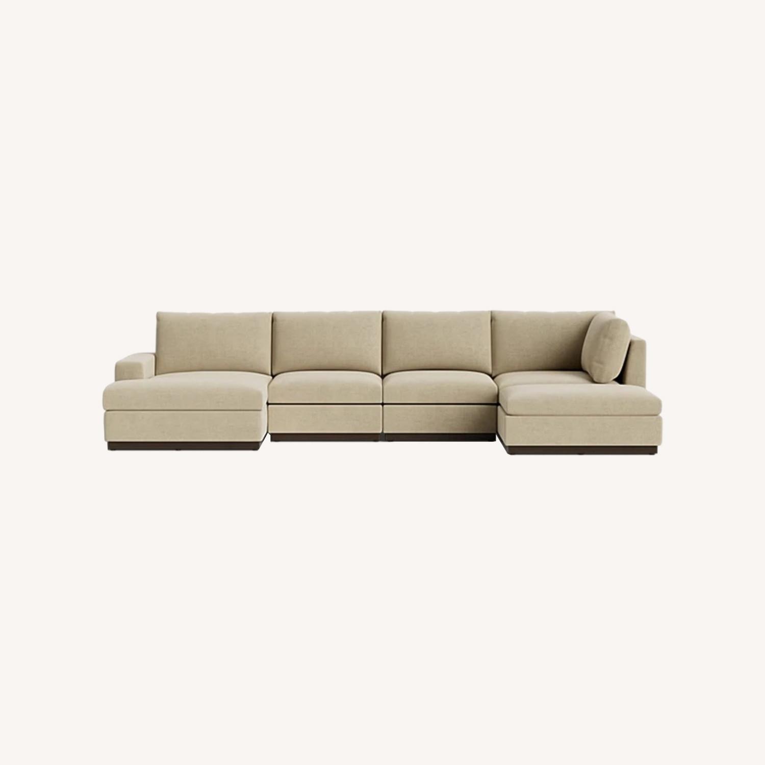 Joybird Holt Grand Sectional Beige - image-0