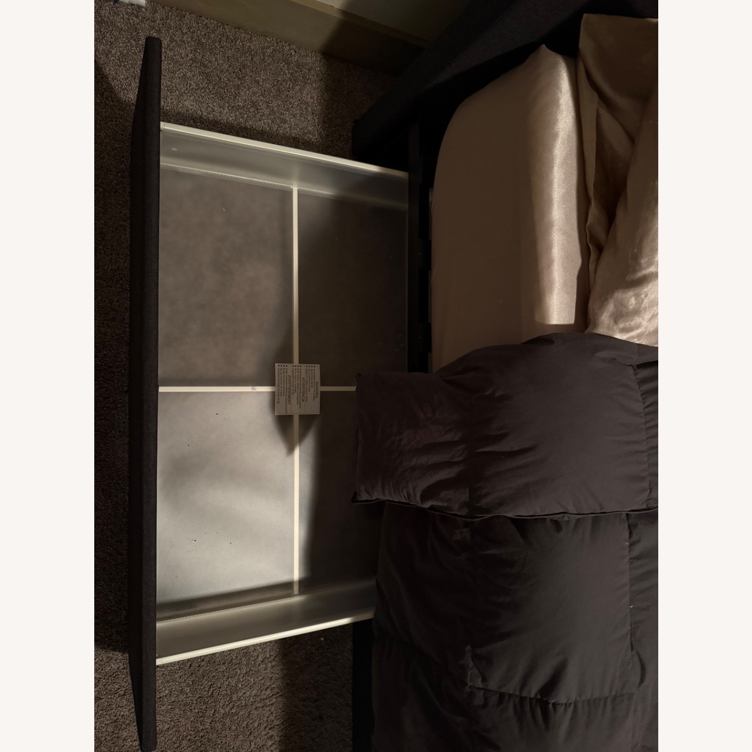 Sealey Dark Gray Bed Frame - image-3