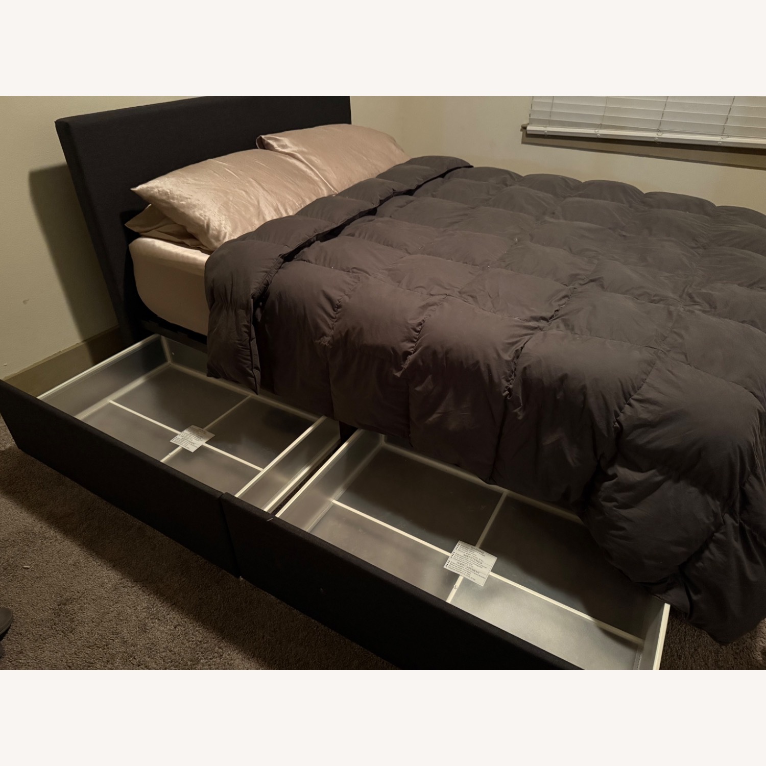 Sealey Dark Gray Bed Frame - image-2