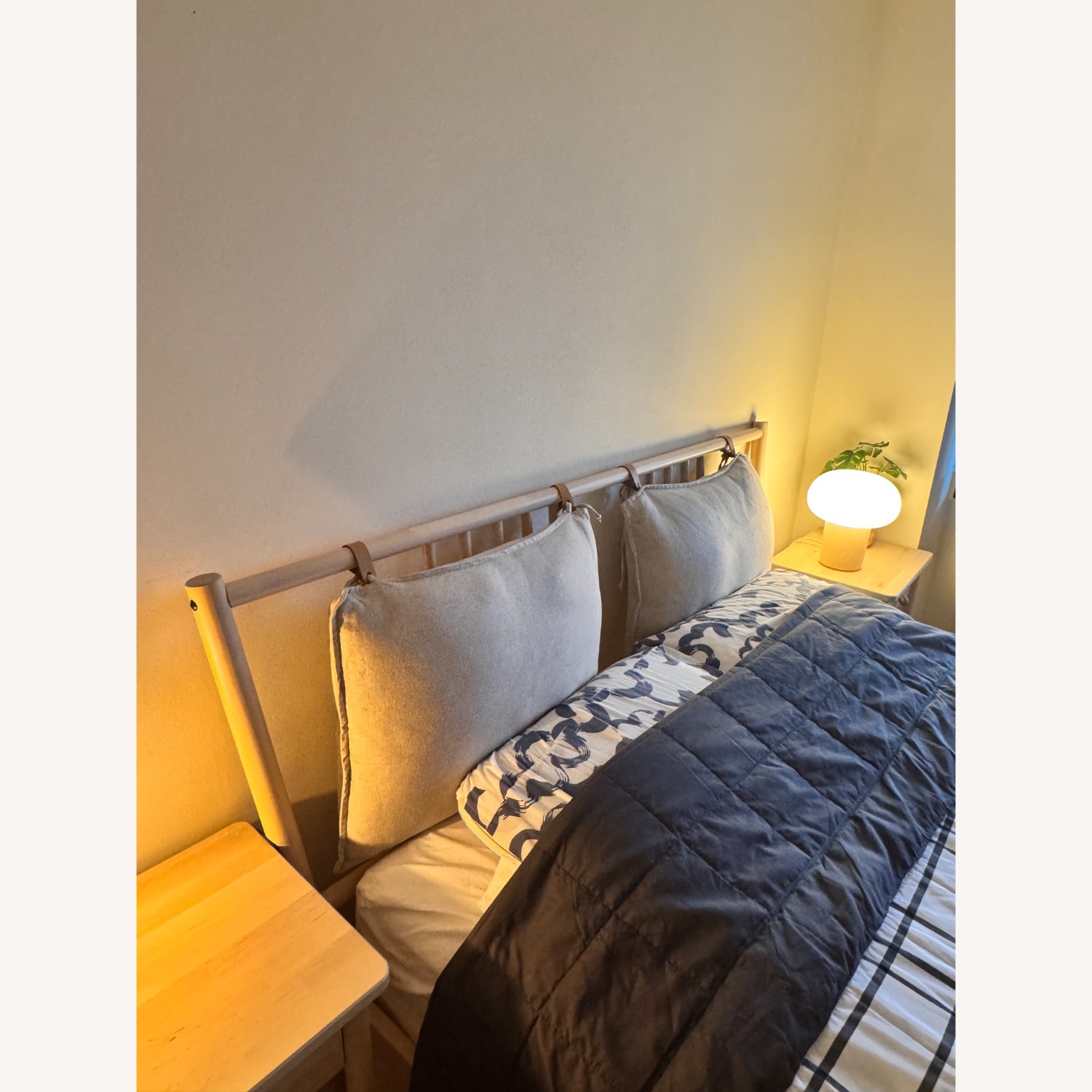 IKEA BJÖRKSNÄS Wood Queen Bed Frame - image-2