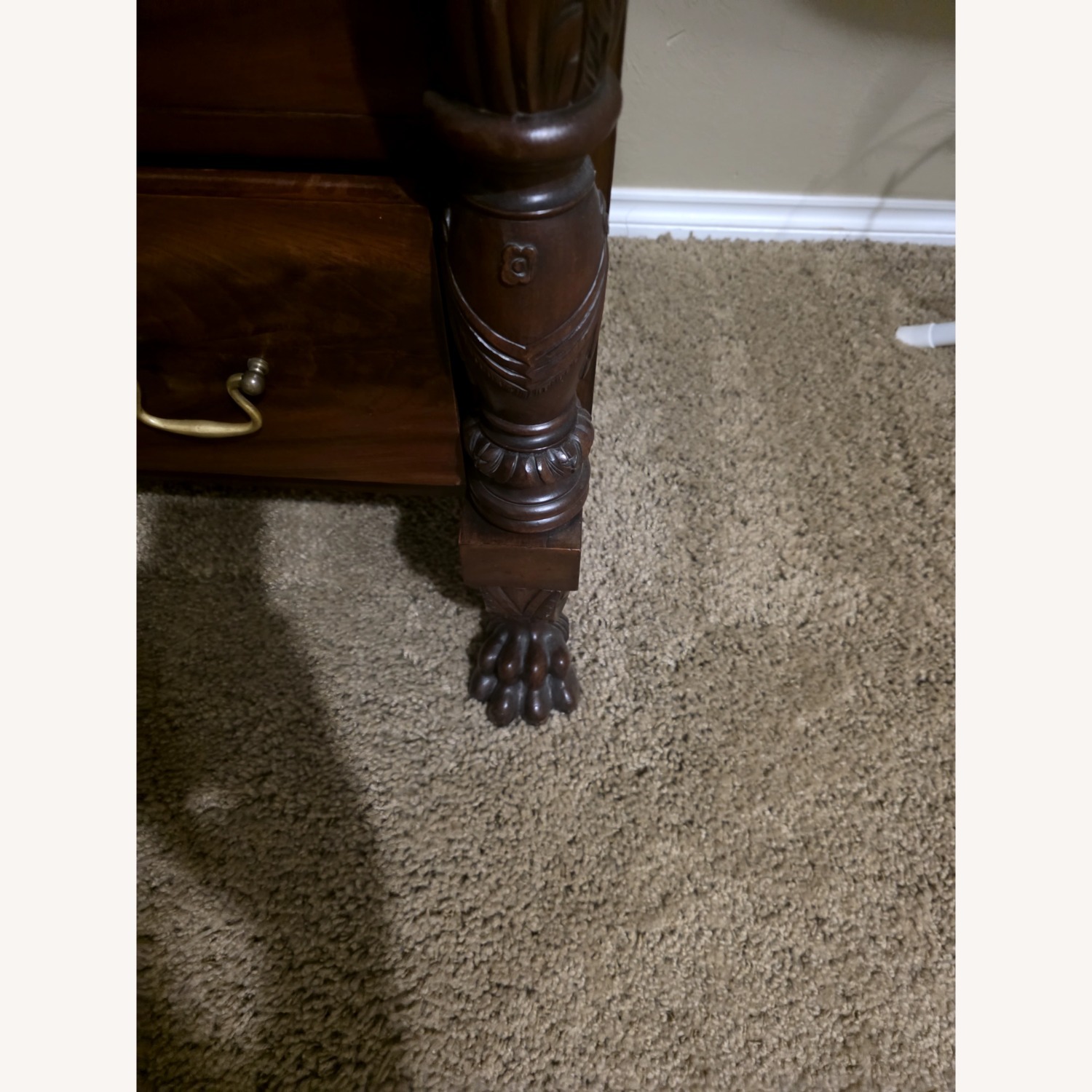 Antique Dresser Mirror Chester Drawer - image-4