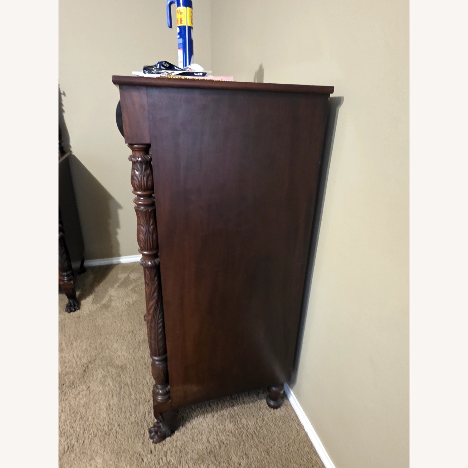 Antique Dresser Mirror Chester Drawer - image-3