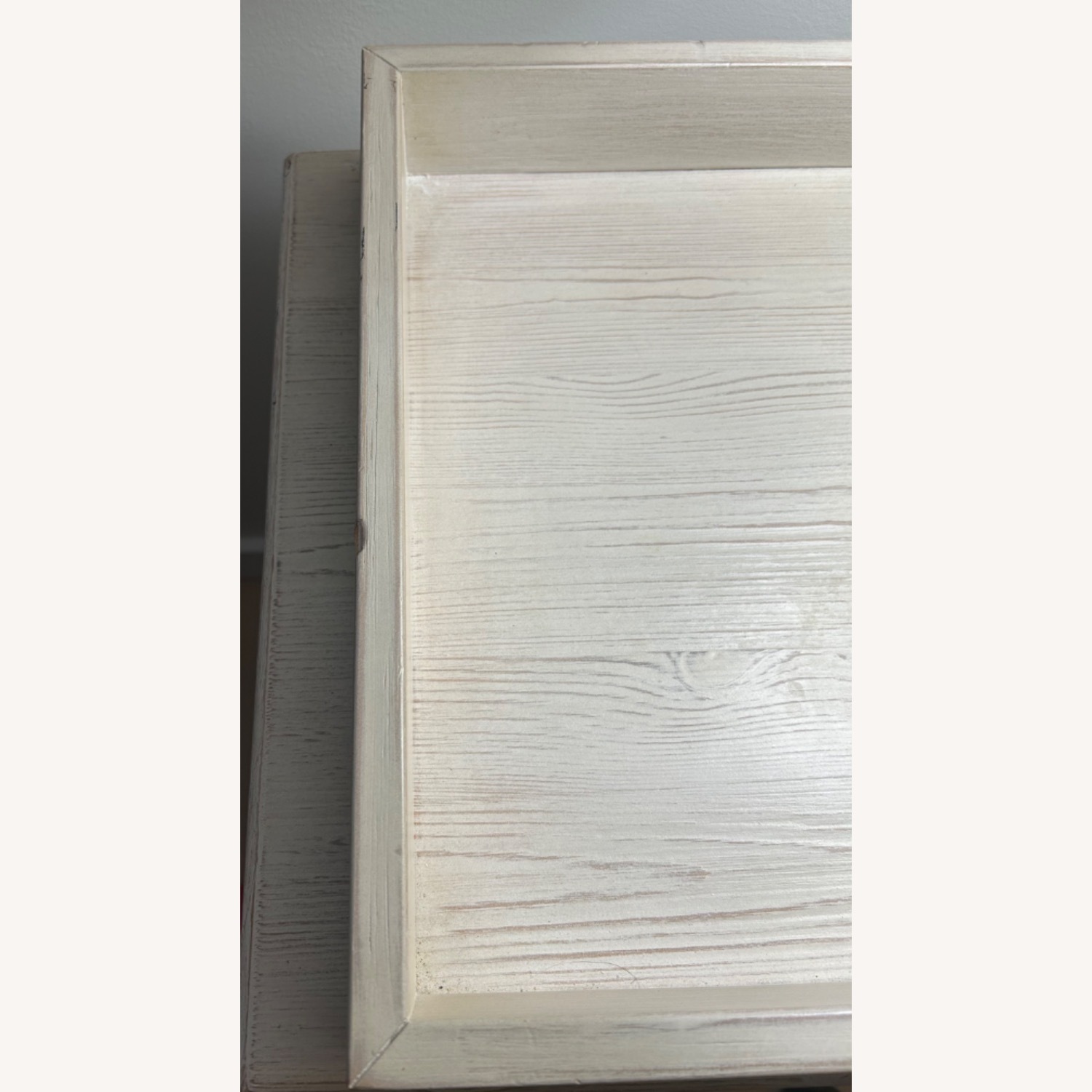 Pottery Barn Kids Weathered White Dresser &Topper - image-5