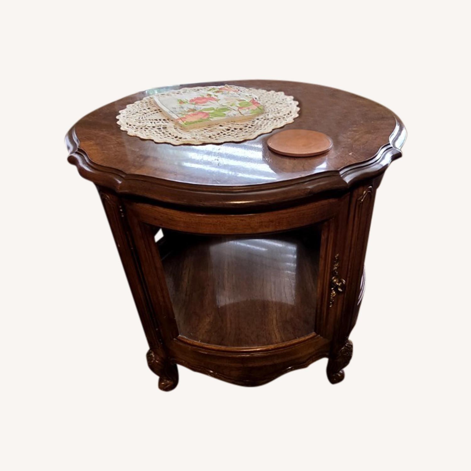 Side Table with Light Inside  - image-0