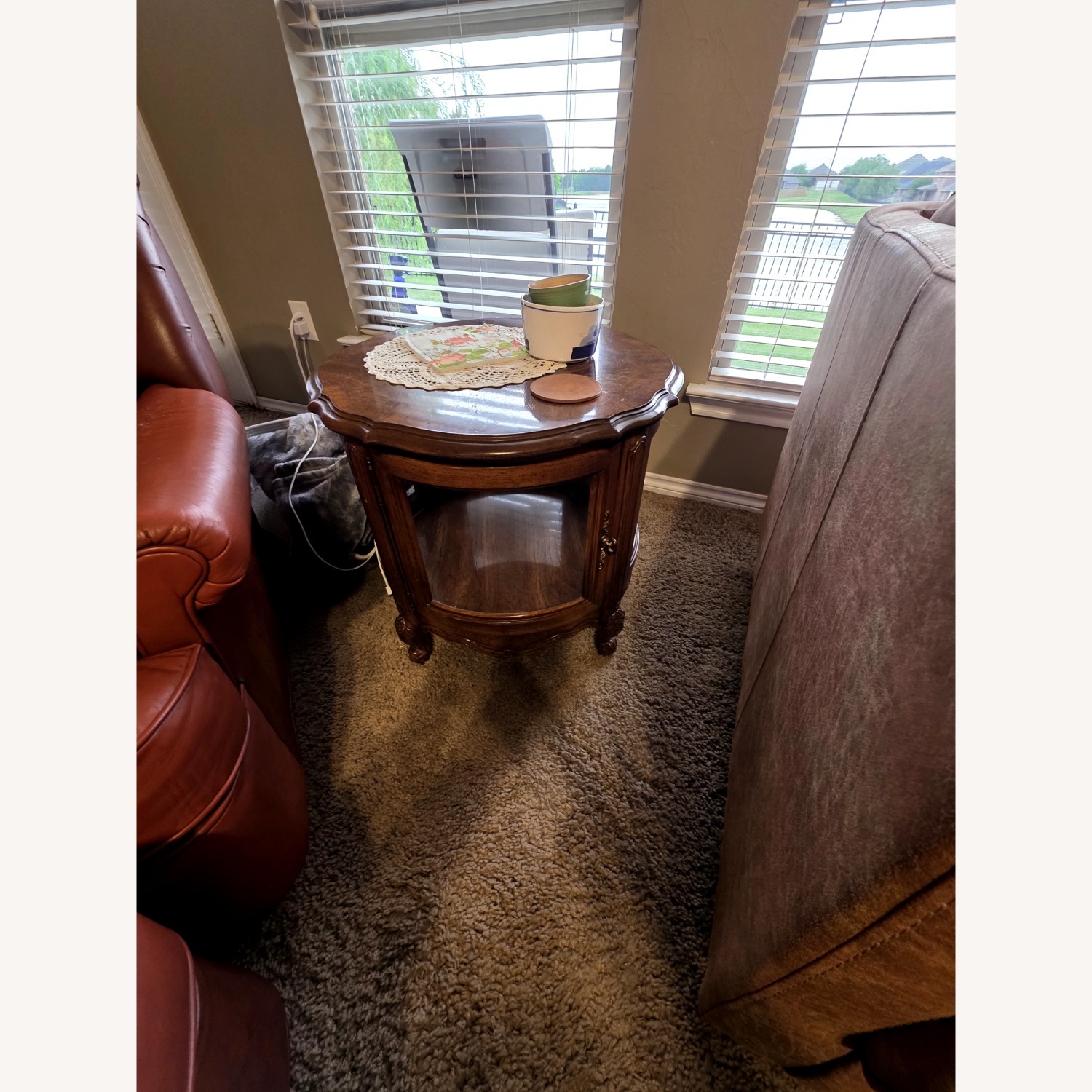 Side Table with Light Inside  - image-1