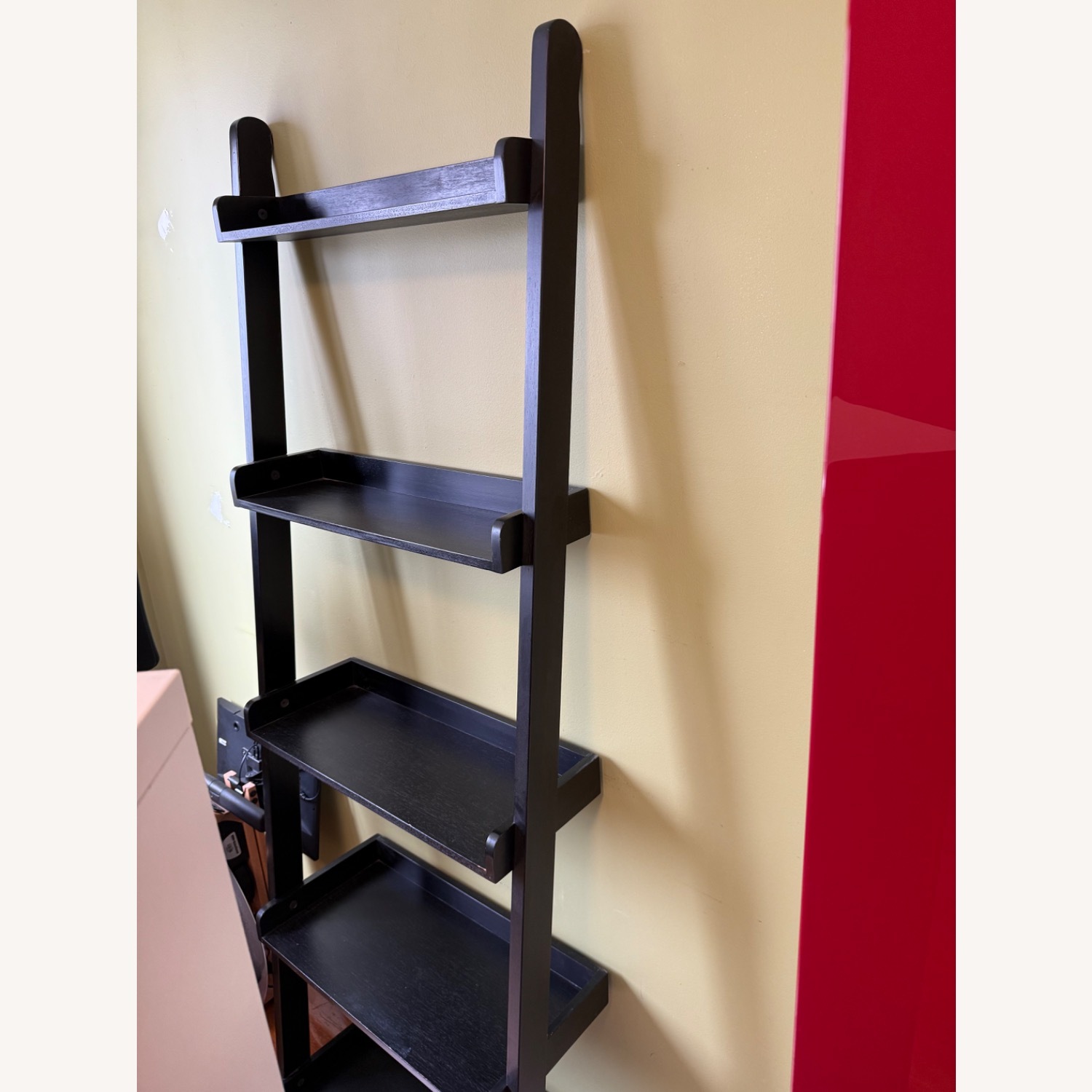West Elm Contemporary 5 Tier Ladder Bookshelf - image-3