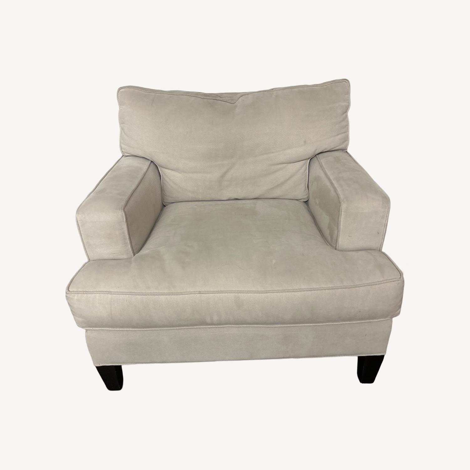 Natural Volor Fabric Armchair - image-0