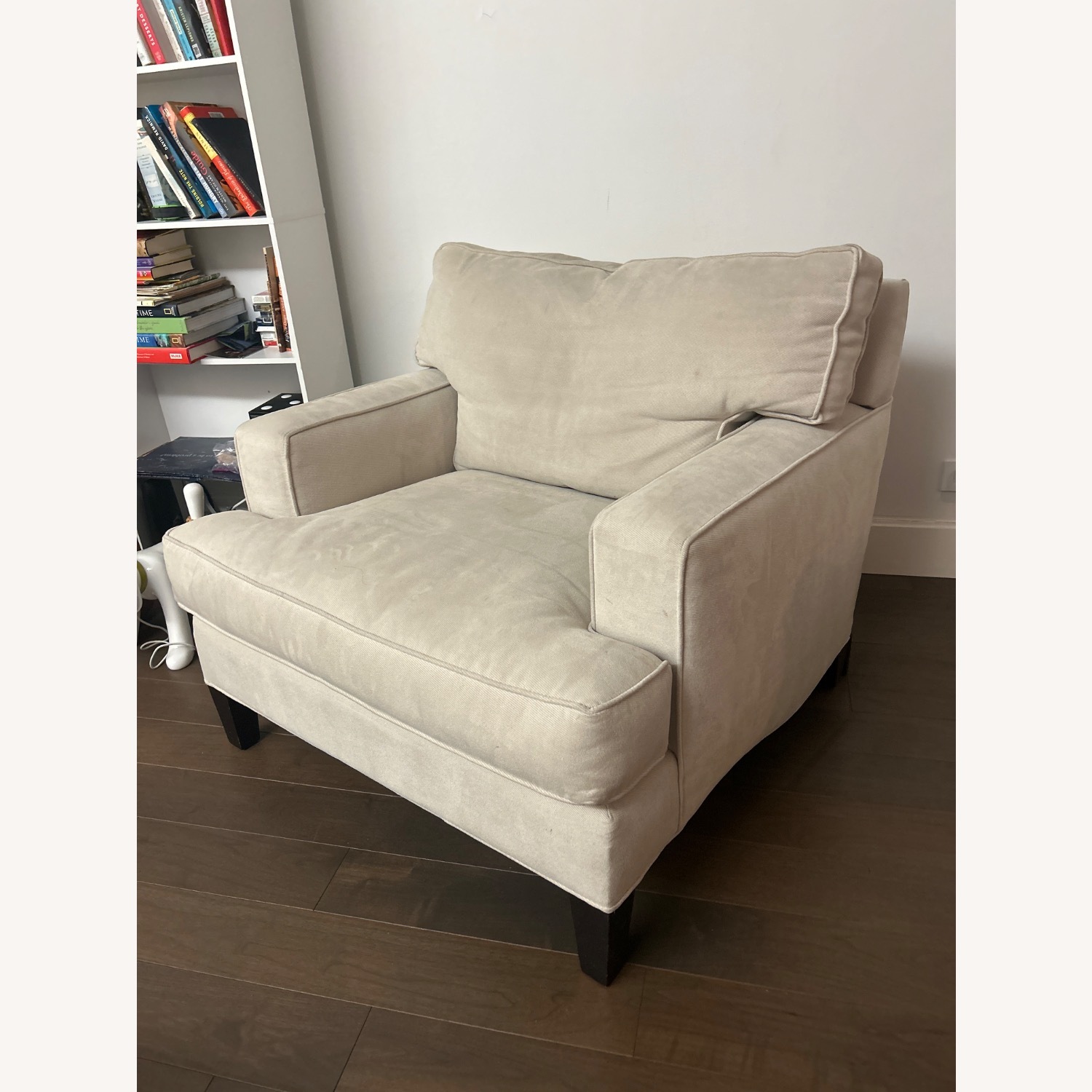 Natural Volor Fabric Armchair - image-3