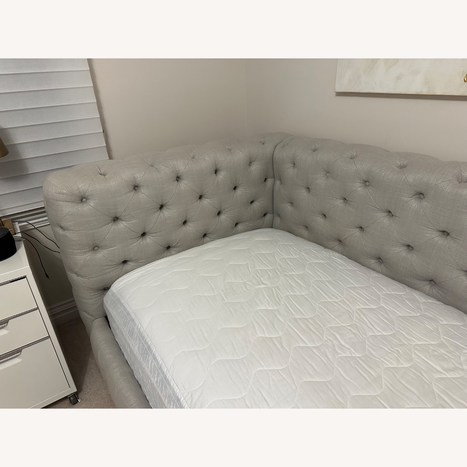  Restoration Hardware Teen Tufted Twin Daybed - image-3