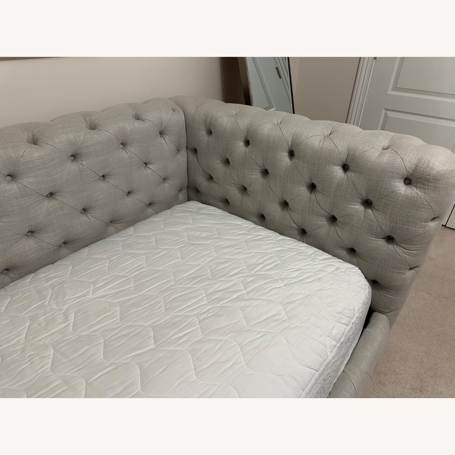  Restoration Hardware Teen Tufted Twin Daybed - image-2