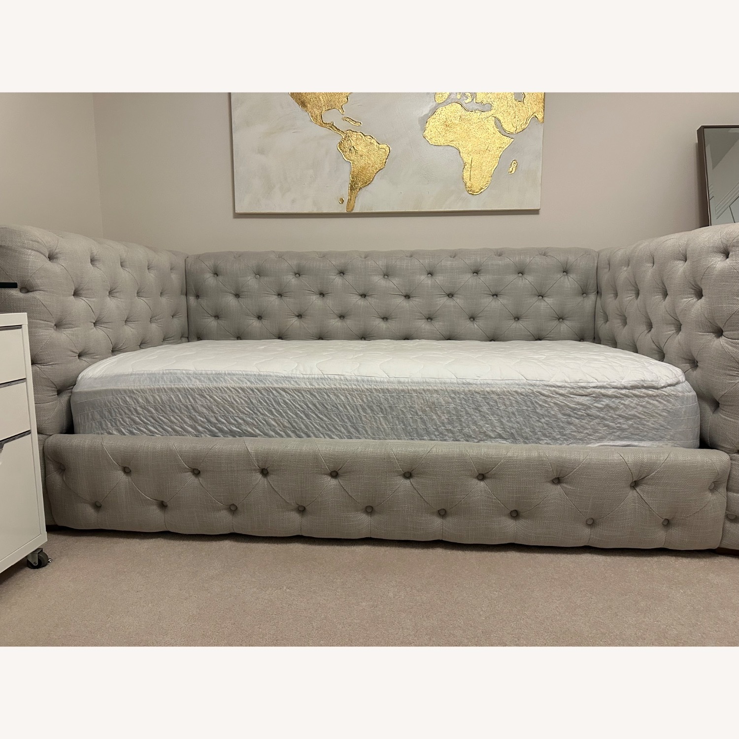  Restoration Hardware Teen Tufted Twin Daybed - image-4
