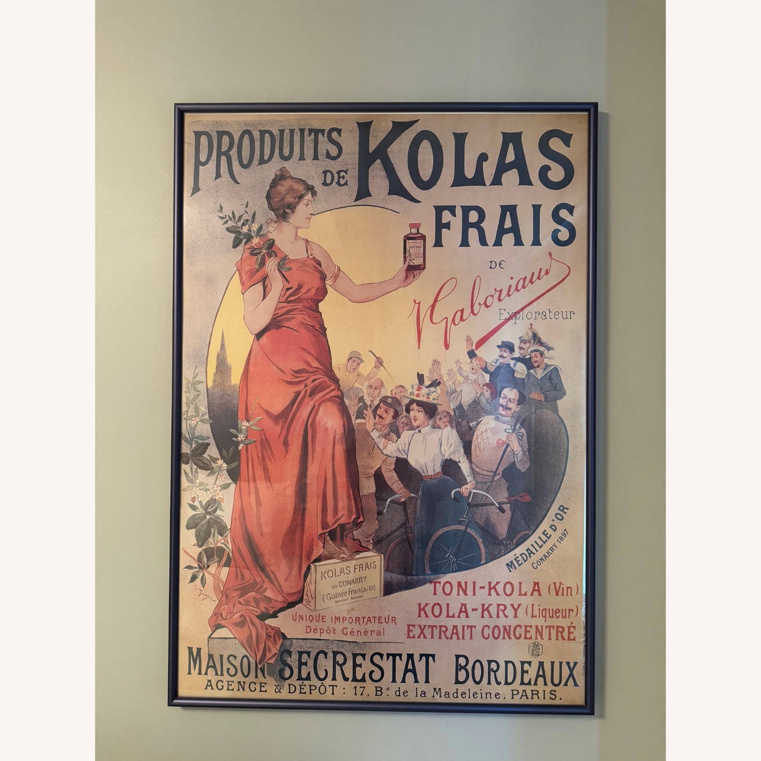Vintage Poster Produits de Kolais Frais Exhibit - image-1