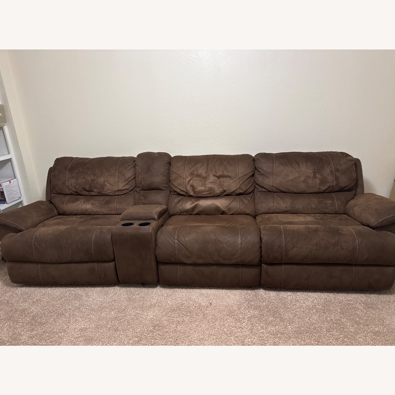 MAA Dark Brown Sofa - image-1