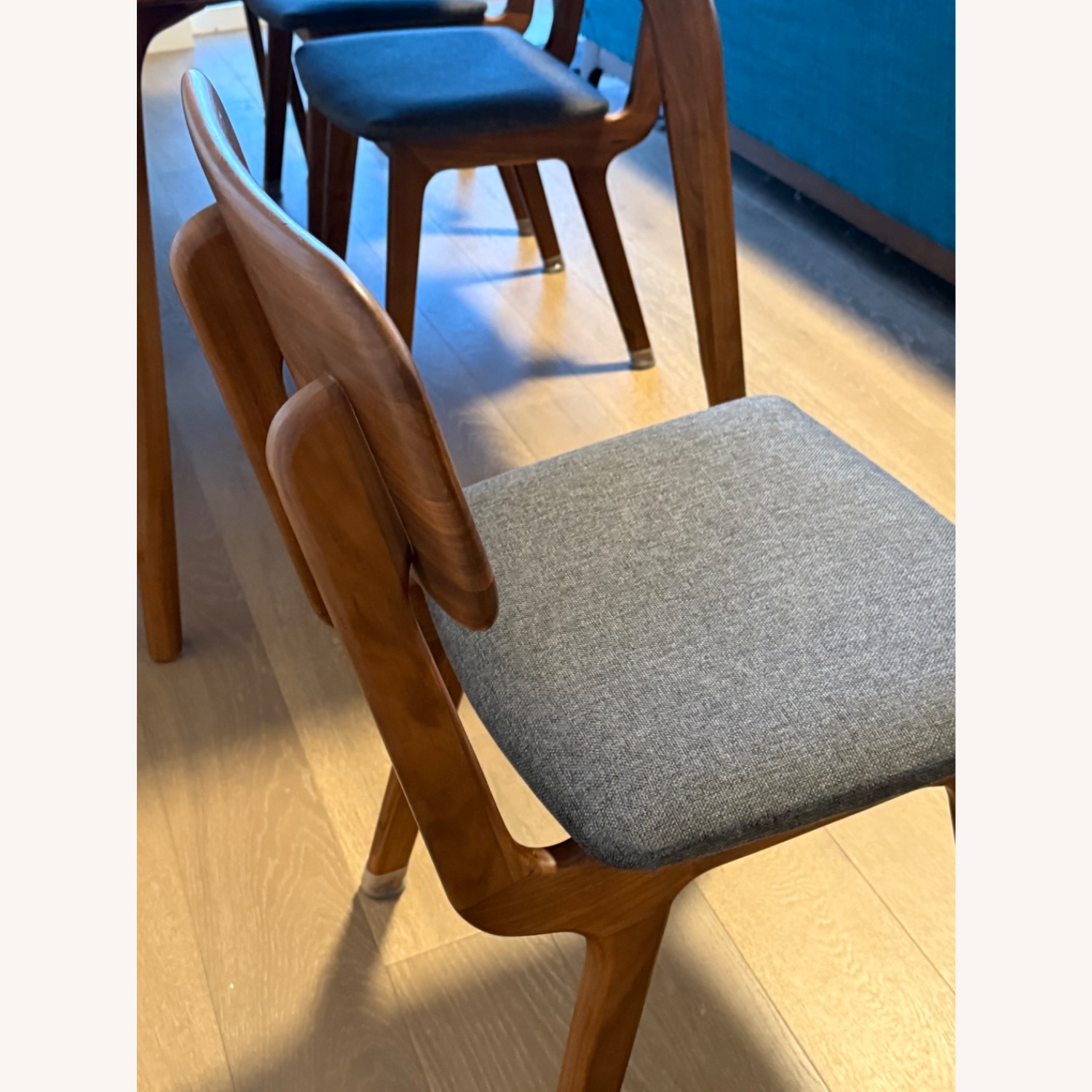 Castlery Vincent Chair Walnut x4 - image-4