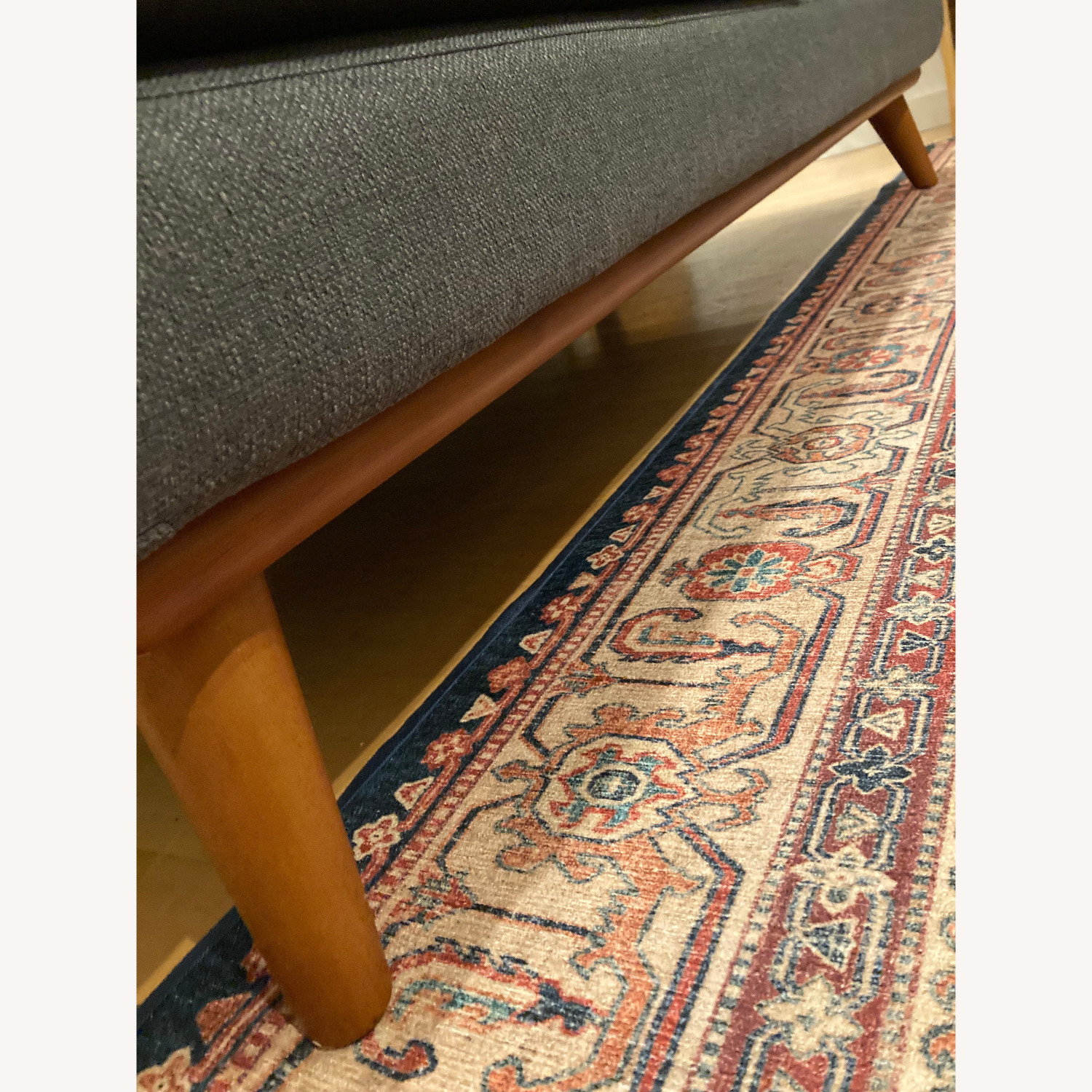 Home Depot Mid Century Modern Dark Gray Sofa - image-6