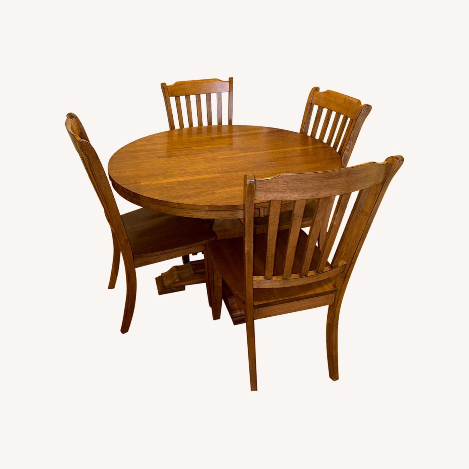 Dining Room Table Four Chairs - image-0