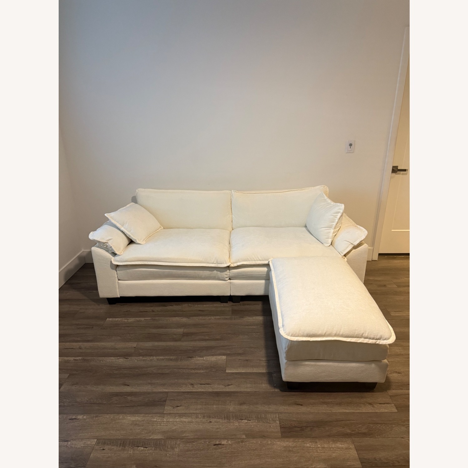 Wayfair Cloud Couch Sectional Loveseat Sofa with Ottoman - image-4