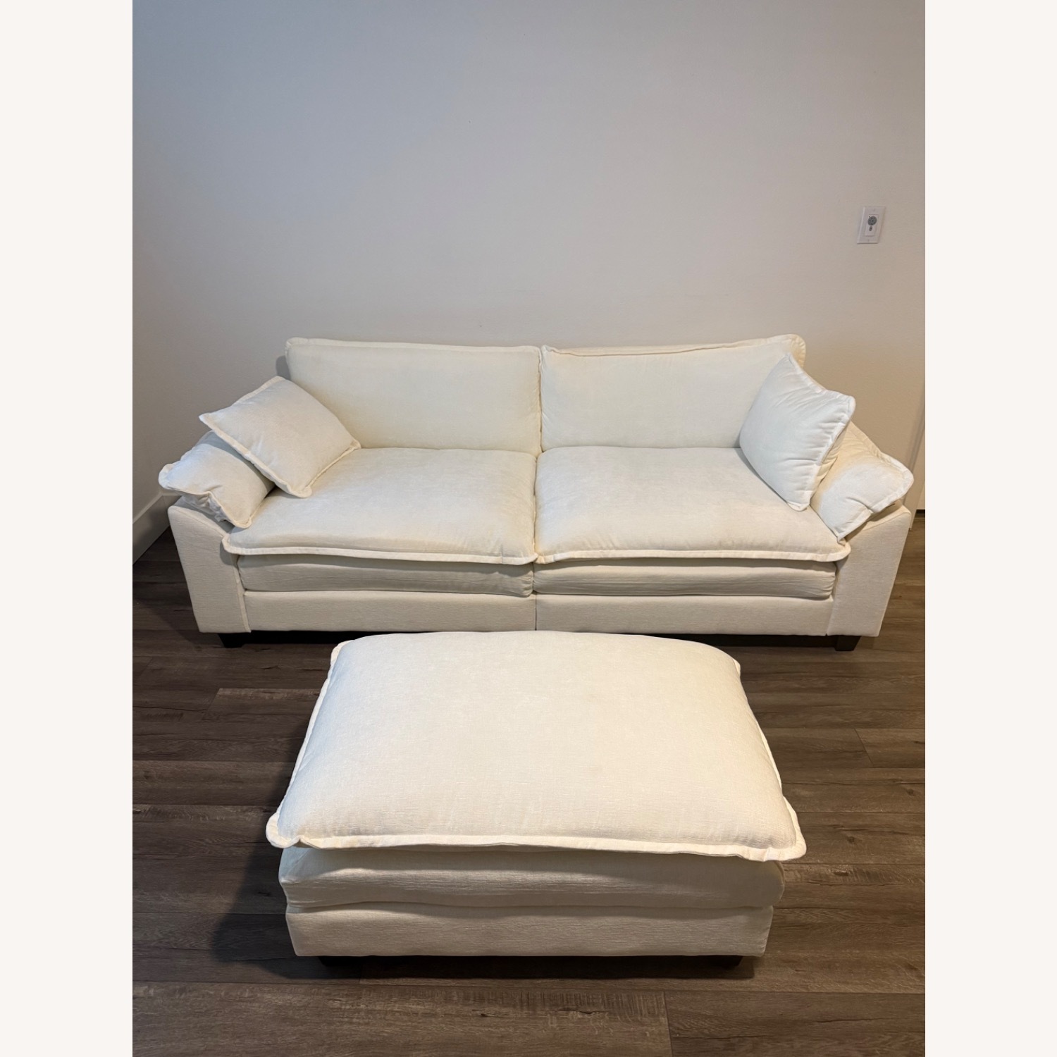 Wayfair Cloud Couch Sectional Loveseat Sofa with Ottoman - image-1