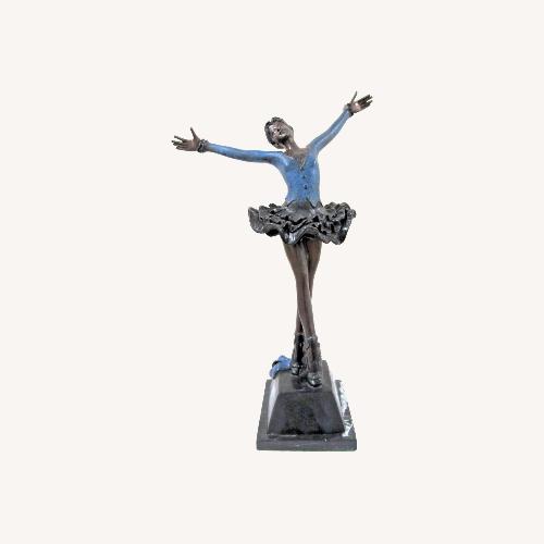 Used Pierre Le Faguays Ballerina Bronze Sculpture for sale on AptDeco