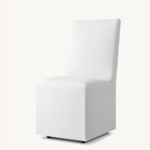 Used Restoration Hardware Ellison High-Back Fabric Dining Chairs, 6 Set for sale on AptDeco