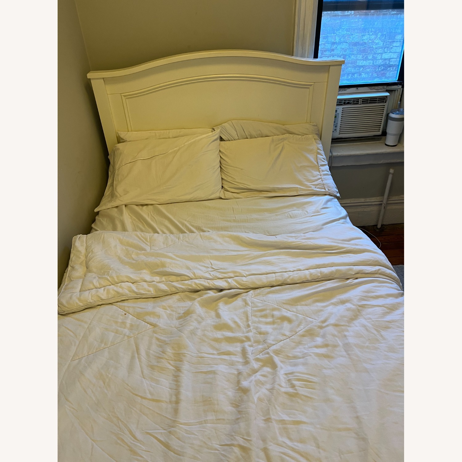White Pottery Barn Chelsea Full Bed W Storage - image-1
